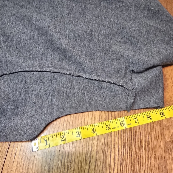 Altar'd State Vest Small Gray Fleece Vest Open Front Waterfall - Picture 12 of 12